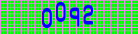 Blue Captcha Image