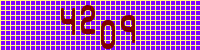 Blue Captcha Image