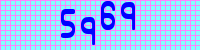 Blue Captcha Image