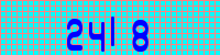 Blue Captcha Image