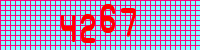 Blue Captcha Image