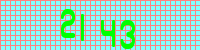 Blue Captcha Image