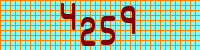 Blue Captcha Image