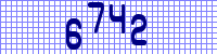 Blue Captcha Image