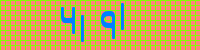 Blue Captcha Image