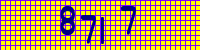 Blue Captcha Image