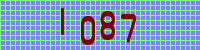 Blue Captcha Image