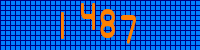 Blue Captcha Image