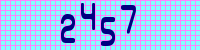 Blue Captcha Image