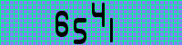 Blue Captcha Image