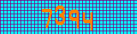 Blue Captcha Image