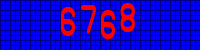 Blue Captcha Image