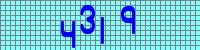 Blue Captcha Image