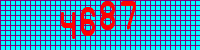 Blue Captcha Image