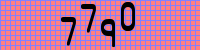 Blue Captcha Image