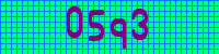 Blue Captcha Image
