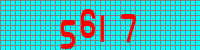 Blue Captcha Image