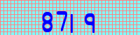 Blue Captcha Image