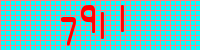 Blue Captcha Image