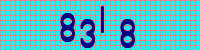 Blue Captcha Image
