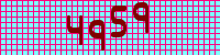 Blue Captcha Image