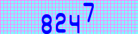 Blue Captcha Image