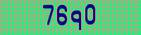 Blue Captcha Image