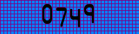 Blue Captcha Image