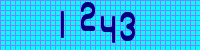 Blue Captcha Image