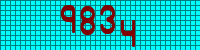 Blue Captcha Image