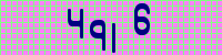 Blue Captcha Image