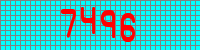 Blue Captcha Image