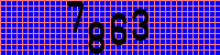 Blue Captcha Image