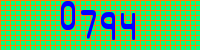 Blue Captcha Image