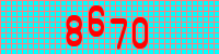 Blue Captcha Image