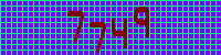 Blue Captcha Image
