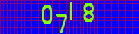 Blue Captcha Image