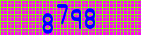 Blue Captcha Image