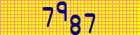 Blue Captcha Image