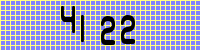 Blue Captcha Image
