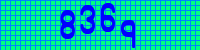 Blue Captcha Image