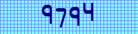 Blue Captcha Image