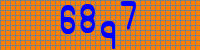 Blue Captcha Image
