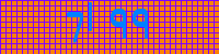 Blue Captcha Image