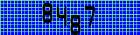 Blue Captcha Image