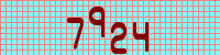 Blue Captcha Image