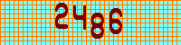 Blue Captcha Image