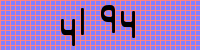 Blue Captcha Image