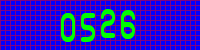 Blue Captcha Image