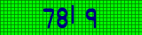 Blue Captcha Image